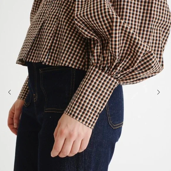 Inwear NWT Pedrine Mini Check Blouse. - Picture 4 of 10